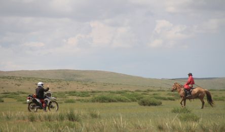 Journée chez la famille nomade