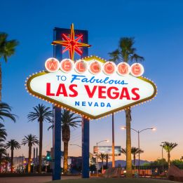 Arrivée à Las Vegas