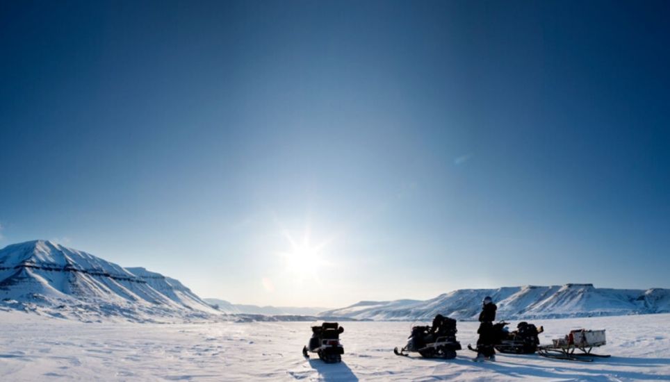 To the North Cape by Snowmobile