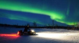 To the North Cape by Snowmobile
