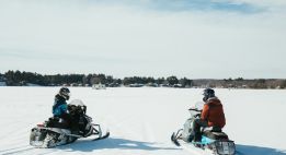 Sous les aurores du nord suédois