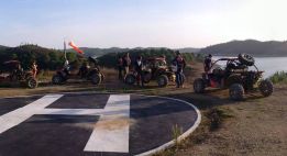 La côte sauvage  de l'Algarve en enduro