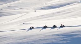 Cap sur le Kebnekaise en motoneige