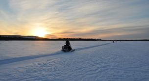 To the North Cape by Snowmobile