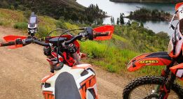 La côte sauvage  de l'Algarve en enduro