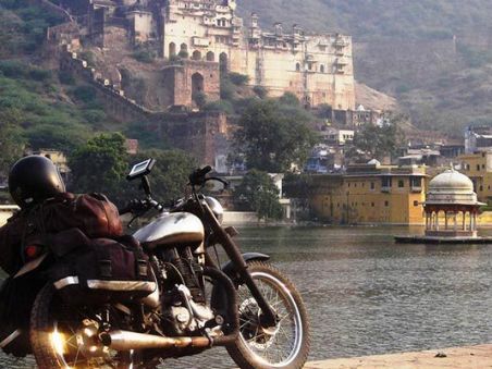 Product Rajasthan by Motorcycle, on the Roads of the Maharajas Image