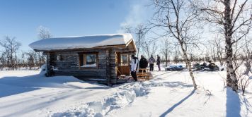 Voyage en motoneige en Finlande