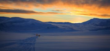 Voyage en motoneige en Norvège