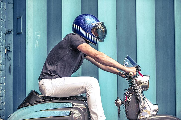 véhicule vintage my cool scooter planet ride