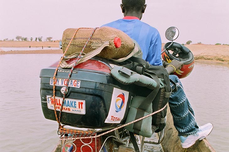 Motorcycle trip to Africa Fabrice Busst Planet Ride